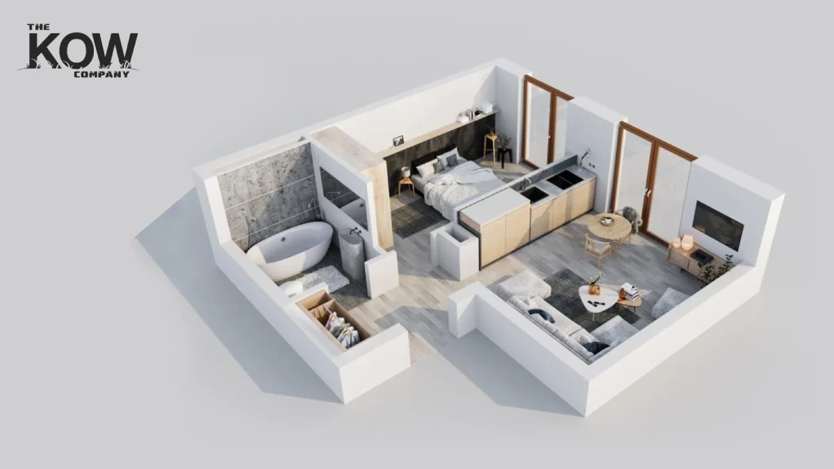 The KOW Company 3D architectural visualization services for real estate marketing