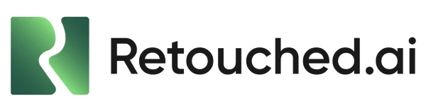 Retouched.ai logo - professional AI background removal service for product photography and e-commerce
